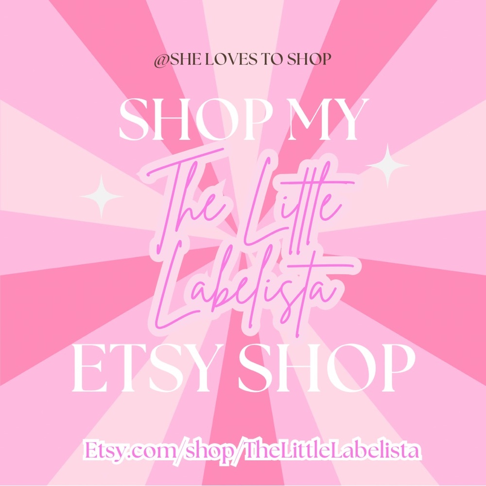 Shop My Etsy shop: The Little Labelista!